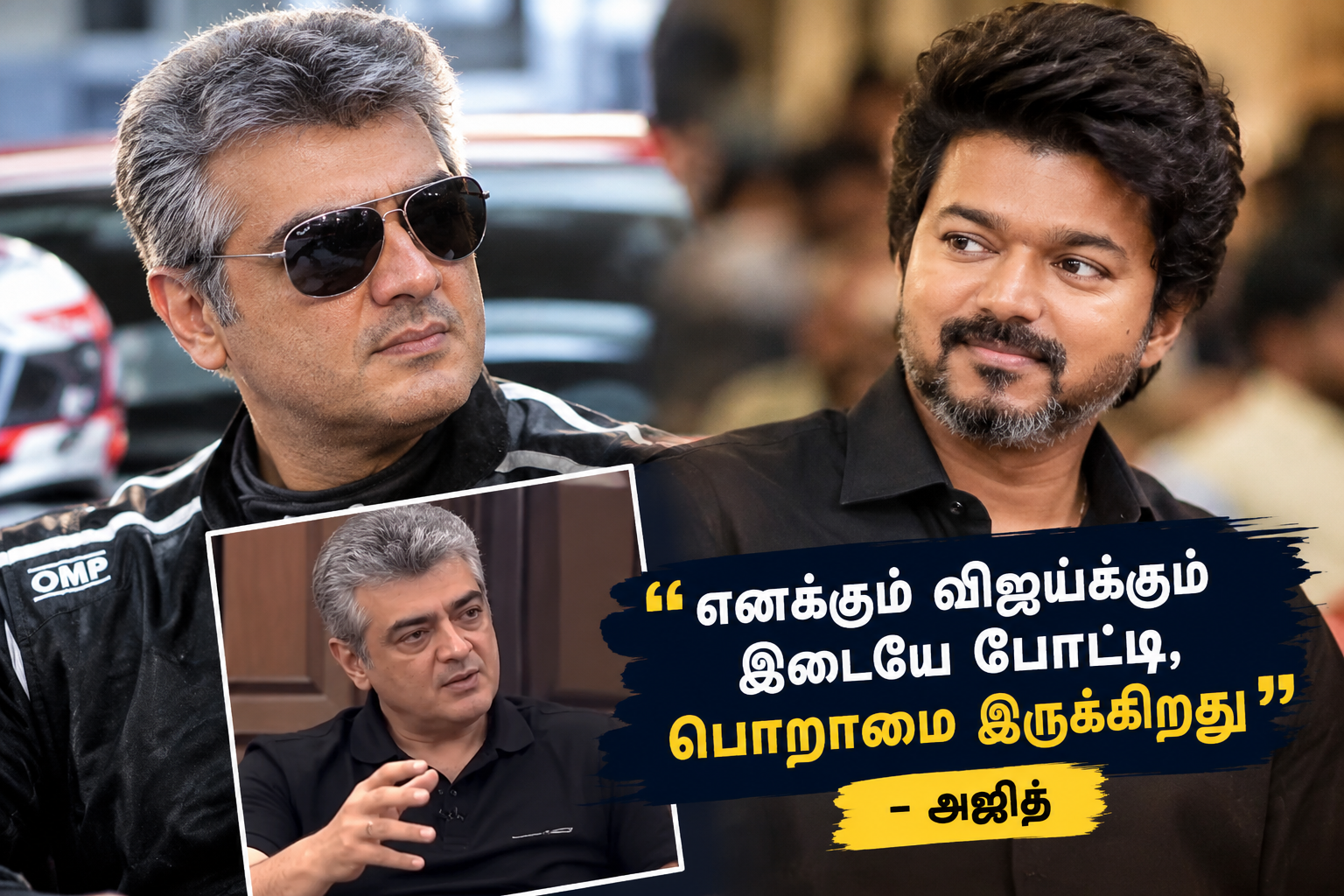 : “எனக்கும் விஜய்க்கும் இடையே போட்டி, பொறாமை இருக்கிறது”