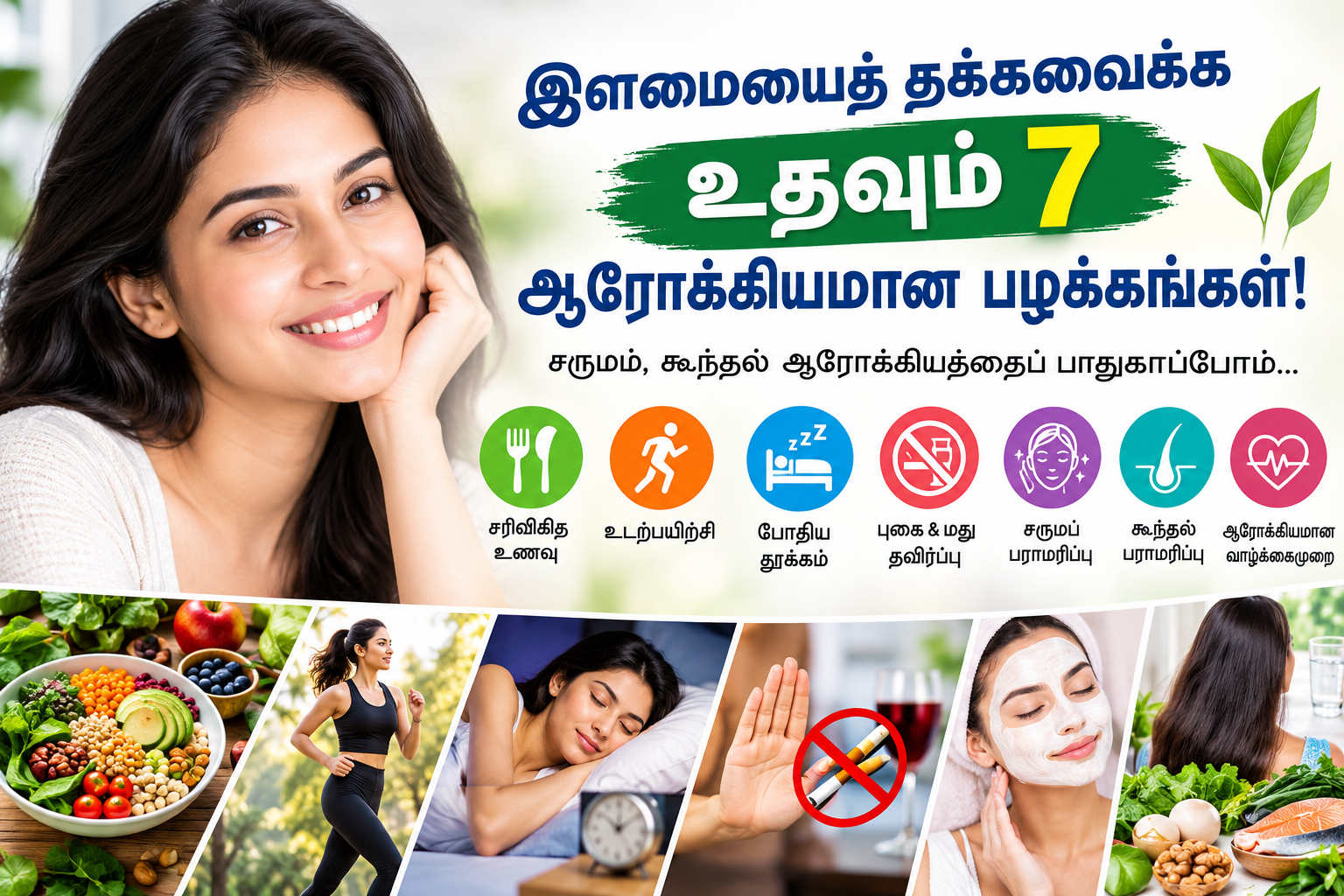 இளமையைத் தக்கவைக்க உதவும் 7 ஆரோக்கியமான பழக்கங்கள்!